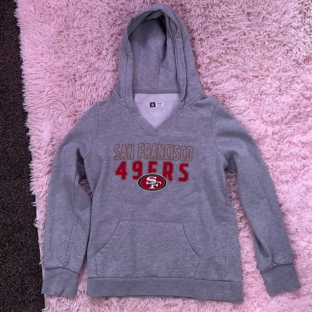 NFL 49ers hoodie, size medium, barely worn